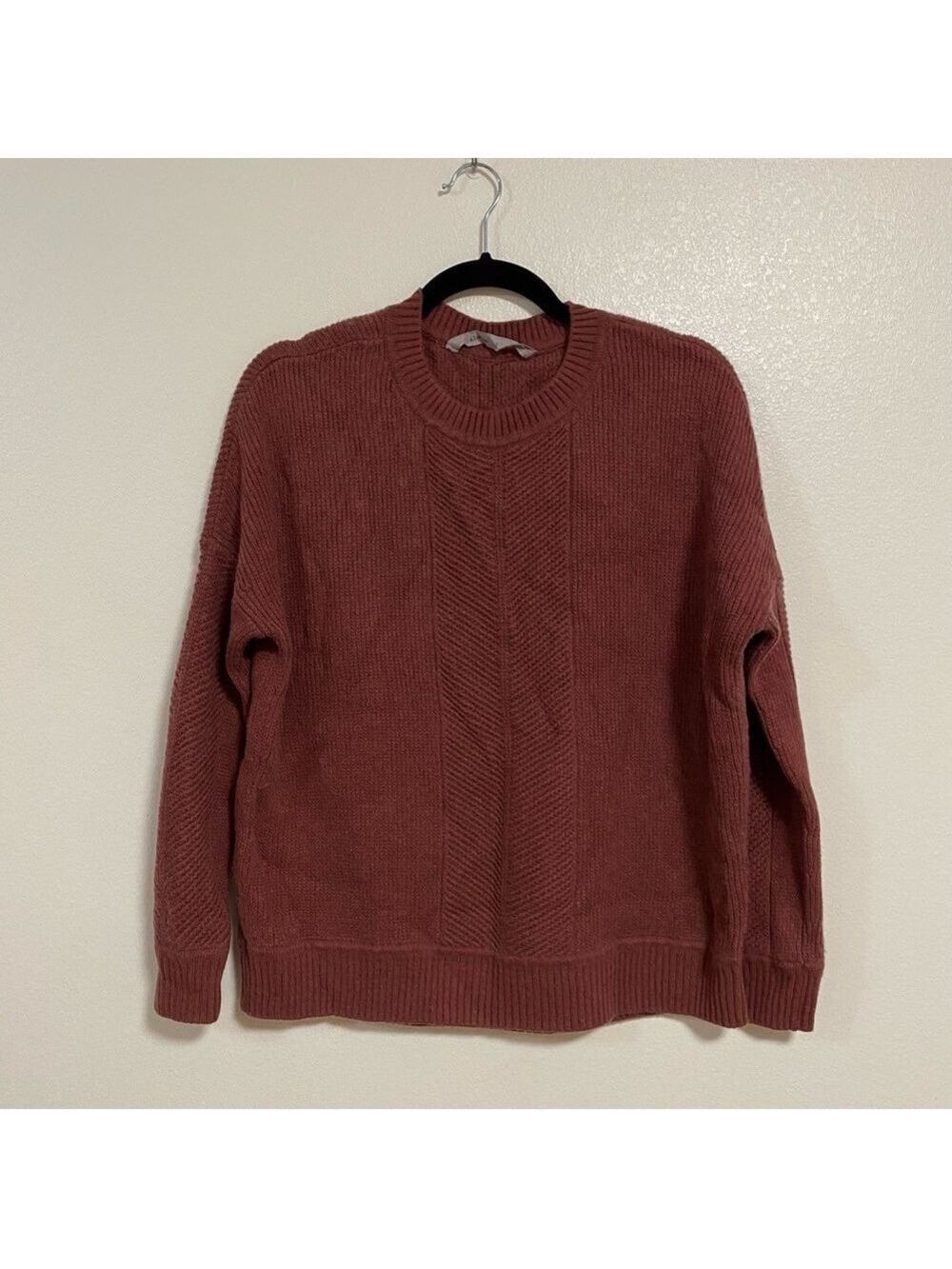 Athleta Sweater Women’s Size Small Rust Wool Cashmere Blend Sweater